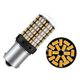 1xSuper Bright 1156/1157 P21W/PY21W 7440 CANBUS CAR LED 12V反転ライトストップブレーキランプオートターンシグナルバルブレッド