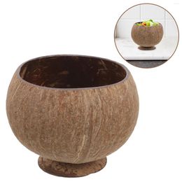 Bowls Coconut Shell Bowl Hawaii Party Cups Sundae Snack Serving Dessert Multi-purpose Festival El Container Decorate