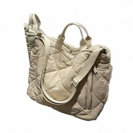 large capacity Tote Bags for Women Shoulder Side Bag Fi Space cott Shopper Shop Bags cute Ladies Totes 2022 Winter D2kb#