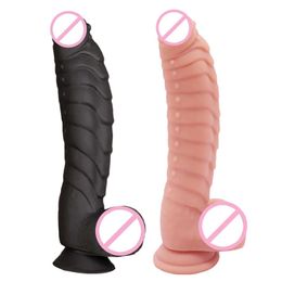 Nxy Dildos Dongs 8 7 Inch Huge Realistic Soft Silicone Dildo with Suction Cup for Women Masturbation Penis Large Phallus Special Dick Sex Toy 240330