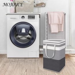 Duffel Bags Foldable Laundry Basket Standing Fabric Clothes Organiser Large Capacity Waterproof With Handle For Bathroom Baby Room