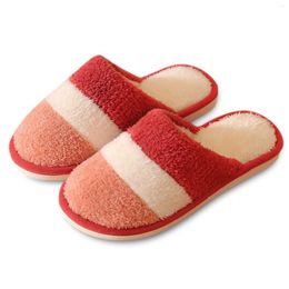 Slippers Slip H Soft House Shoes For Women Flip On Warm Womens Flop Fuzzy Open Toe