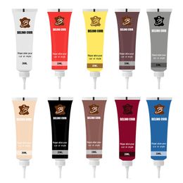 20ml Car Leather Repair Gel Car Seat Home Sofa Shoes Leather Complementary Colour Refurbishing Cream Leather Cleaner Paint Care