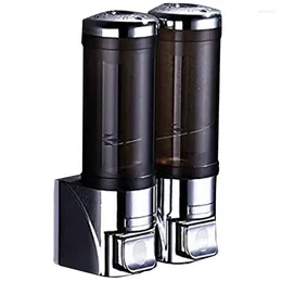 Liquid Soap Dispenser 1 PCS Adhesive 300ML Drill Free Wall Mount Manual Shampoo Shower For Kitchen Bathrooms