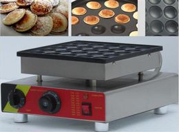 Electric 110v 220v 25 Holes Poffertjes Grill Dutch Waffle Maker Mini Pancake Machine267T7889275