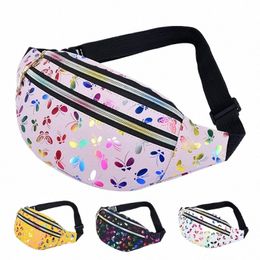 waist Pack Fanny Banana Holographic Bags Women Belt Bag Mey Phe Holder Travel Beach Daypack Hip Bum Laser Hologram 2020 63zg#