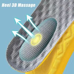 Latex Memory Foam Insoles for Women Men Soft Foot Support Shoe Pads Breathable Orthopedic Sport Insole Feet Care Insert Cushion