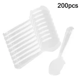 Disposable Flatware Dessert Cup Forks Plastic That Serving Appetizers Spoon Tea Bulk Inch Blue Wood Spoons Short Egg And Rose Robins