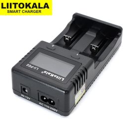 Liitokala Lii-202 PD2 Battery Charger 1.2V 3.7V 3.2V 18650 26650 10440 16340 21700 20700 NiMH LiFePO4 Lithium AA Battery Charger