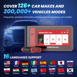 THINKCAR THINKTOOL Mini Professional Car Diagnostic Tools Obd2 Scanner Full System ECU Coding 28 Resets OE-Level Mini 2 CANFD