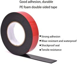 1pcs Heavy Duty Double Sided Tape, Super Strong Two Sided Adhesive Foam Tape Picture Hanging Strips Thick for Walls Poster