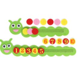 Caterpillar Montessori Toys Children's Hand-made Educational Math Toys Kindergarten Teaching Aids Kids Early Learning Toys