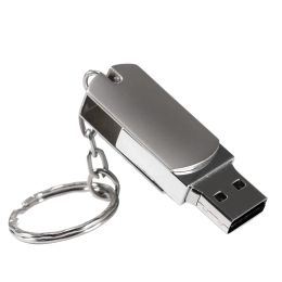 Portable Metal USB 2.0 Flash Drive For Car Music Pen Drive Real Capacity Memory Stick 64GB/32GB/16GB/8G/4G With Key Chain U Disc