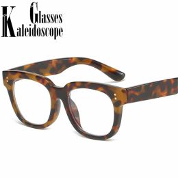 Anti Blue Light Reading Glasses Men Women Portable Large Frame Square Presbyopia Eyeglasses Diopter +1.0 1.5 2.0 2.5 3.0 3.5