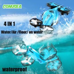 Jjrc H113 Rc Helicopter 4 In 1 Land Air Water Drone Car Rc Plane Remote Control Aircraft Aeroplane Mini Drones Ufo Toy Children