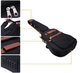 41quot Guitar Backpack Shoulder Straps Pockets 8mm Cotton Padded Gig Bag Case5569716