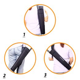 Archery Arrow Quiver Holder Adjustable Arrow Bag Archery Back Arrow Quiver Holder for Arrows Bow Hunting and Target Practising