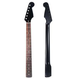 Matte Black Canadian Maple ST Electric Guitar neck 22 Fret Rosewood Fingerboard2124156