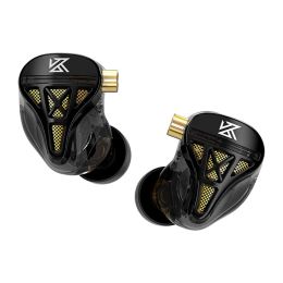 KZ-DQS In Ear Wired Earphones Dynamic Monitor Headphones 3.5mm Plug Noise Cancelling Bass Earbuds for Sports Game Music