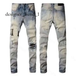 Amirir Jeans Designer Jeans Man Womens Mens Jeans Black Pants High-end Quality Straight Design Retro Streetwear Casual Sweatpants Designer Jeans for Woman 1811