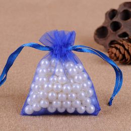7X9cm Gift Organza Bag Jewellery Packaging Candy Wedding Party Goodie Packing Favours Cake Pouches Drawable Bags Present For Sweets