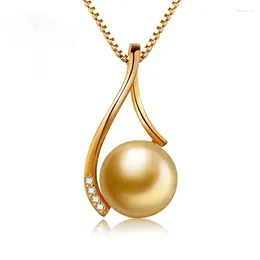 Chains Cross Border Fashion Jewelry Silver Color Shell Pearl Pendant Lady's Clavicle Necklace