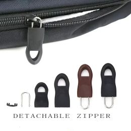5Pcs Replacement Zipper Pull Puller End Fit Rope Tag Clothing Zip Fixer Broken Buckle Zip Cord Tab Bag Suitcase Backpack Tent