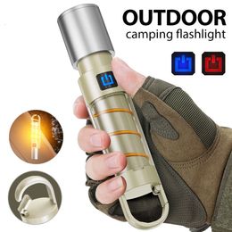 Super Bright Home Multi Functional Mini Flashlight Outdoor Extra Long Range Strong Light Rechargeable Pocket Zoom 615023