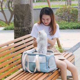 Cat Carriers Bag Portable Backpack Pet Breathable Carrying Small Dog High Appearance