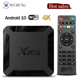 X96Q TV BOX 2GB 16GB Allwinner H313 Quad Core Android 10.0 2.4G Wifi 4K HD Set top box Smart Media Player