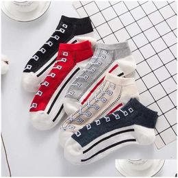 Mens Socks Cute Funny Shallow Comfortable Shoes Pattern Casual Women Hosiery Boat Low-Top Short Drop Delivery Apparel Underwear Dhorc