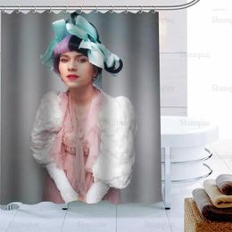 Shower Curtains Melanie Martinez Curtain Polyester Fabric High Defintion Print Bathroom Waterproof 12 Hook Bath 0409