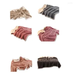 Blankets Throw Blanket For Couch Soft Milk Fleece Bed Sofa Warm Winter Christmas Decorative Quilt Home