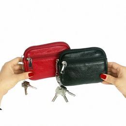 women Mini Wallet PU Leather Female Purse Card Holder Coin Purse Short Wallets Small Purse Zipper Keychain Clutch Bag Wallet H4FJ#