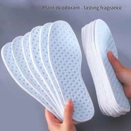 Bamboo Charcoal Antibacterial Insoles for Shoes Plant Deodorant Running Sports Insole Feet Thickened Shock Absorbing Shoe Sole