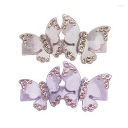 Hair Clips Barrettes Butterfly Clip For Women Girls Fashion Accessory Ornament Jewellery Holder Business Travel Drop Delivery Hairjewelr Othwr