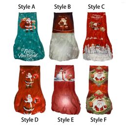 Chair Covers Christmas Dining Cover Stretch Washable Xmas Decoration Seat Slipcover For El Holiday Decor Kitchen Room