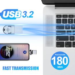 Xiaomi Drives Flash USB para Computador, Pendrive, Memory Stick, Disco U, Disco U, USB 2.0,1TB 2TB 128GB, 256GB, 512GB, 64GB