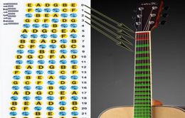 T1213121 ultrathin acoustic guitar electric guitar neck fingerplate musical scale stickers Guitar Parts instrument accessories 5P6870596