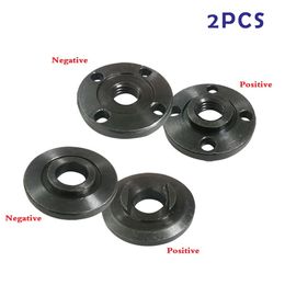 2pcs Replacement Inner And Outer Flange Nut Set Tools For M14 Thread Angle Grinders For 14mm Spindle Thread Power Tool Accessory