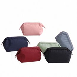 women Zipper Cosmetic Bag Solid Color Female Makeup Bag Travel Toiletry Beauty Makeup Bags Organizer Bolsos De Maquillaje Travel C7MZ#