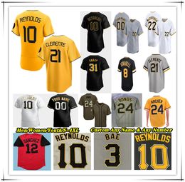 Beyzbol Jersey Bryan Reynolds Ke'bryan Hayes Oneil Cruz Andrew 22 McCutchen Connor Joe Henry Davis Jared Triolo Michael A. Taylor Jack Suwinski Pirate Mitch Keller 4X