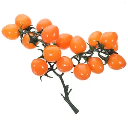 Party Decoration Tomato Simulated Cherry Tomatoes Child Home Decor Artificial Pvc Lifelike Fruit