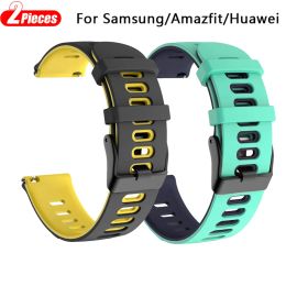 2PCS 20 22mm Silicone Strap For Huawei Watch GT3 GT 3 42 46mm Sport Wristband GT 2 GT2 Pro Replacement Bracelet Belt Accessories