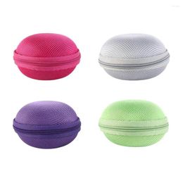 Storage Bottles Holder Protector Round Shape 7 Compartments Perfume Bag Gel Container Essential Oil Case Mini Bottle Box