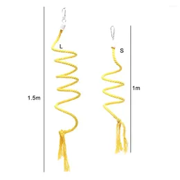 Other Bird Supplies Good No Odor Spiral Shape Long Lasting Parrot Chewing Rope Cage Swing Toy Climbing Relieve Stress