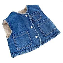 Jackets Children Clothes Kids Denim Cotton Spring Autumn Vest Boys Child Casual Tops Baby Jacket Boy