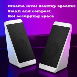 Speakers COOMAER USB Wired Computer Speakers PC Elevation Angle Horns Volume Control Desktop Bass PC Notebook Smartphone Tablet