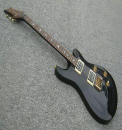 A New Brand Electric Guitar see thru black with tigerflame on body top can be cusotoimsed7468438