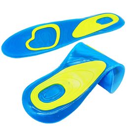 Gel Insole Silicone Orthopedic Foot Care For feet Shoes Sole Sport Insoles Shock Absorption Pads Arch Ortic Pad 240321